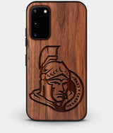 Best Custom Engraved Walnut Wood Ottawa Senators Galaxy S20 Case - Engraved In Nature
