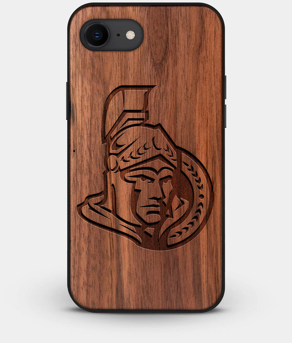 Best Custom Engraved Walnut Wood Ottawa Senators iPhone 7 Case - Engraved In Nature