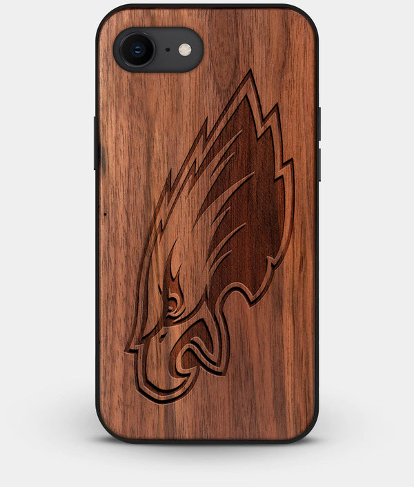 Best Custom Engraved Walnut Wood Philadelphia Eagles iPhone 7 Case - Engraved In Nature