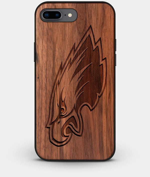 Best Custom Engraved Walnut Wood Philadelphia Eagles iPhone 7 Plus Case - Engraved In Nature