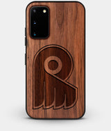 Best Custom Engraved Walnut Wood Philadelphia Flyers Galaxy S20 Case - Engraved In Nature