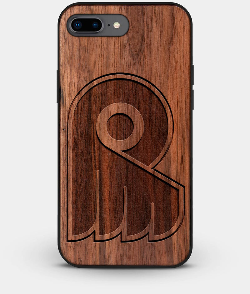 Best Custom Engraved Walnut Wood Philadelphia Flyers iPhone 7 Plus Case - Engraved In Nature