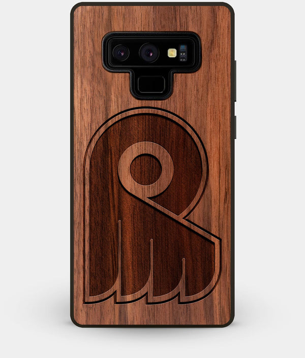 Best Custom Engraved Walnut Wood Philadelphia Flyers Note 9 Case - Engraved In Nature