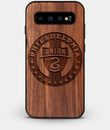 Best Custom Engraved Walnut Wood Philadelphia Union Galaxy S10 Case - Engraved In Nature