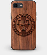 Best Custom Engraved Walnut Wood Philadelphia Union iPhone 8 Case - Engraved In Nature