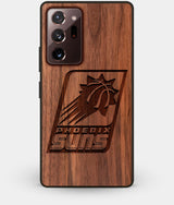 Best Custom Engraved Walnut Wood Phoenix Suns Note 20 Ultra Case - Engraved In Nature
