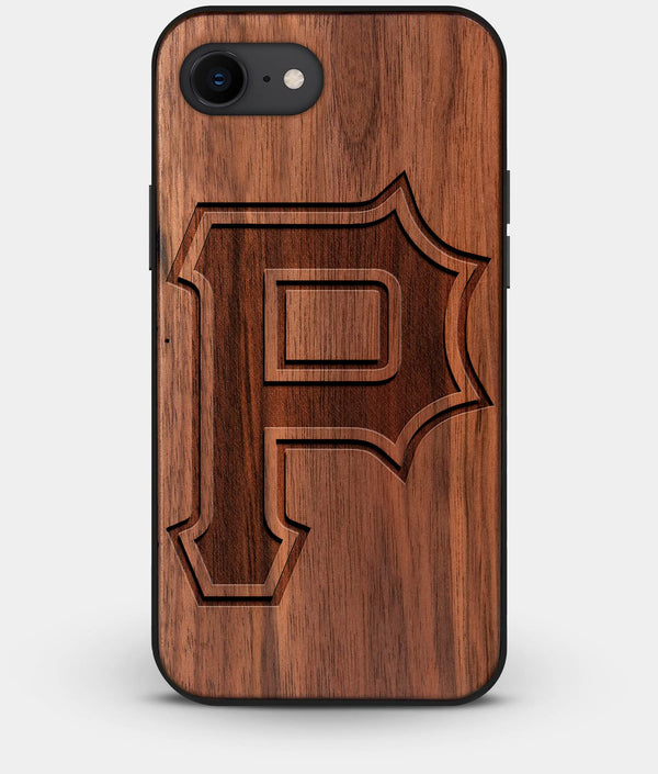 Best Custom Engraved Walnut Wood Pittsburgh Pirates iPhone 7 Case Classic - Engraved In Nature