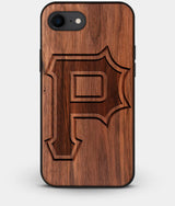 Best Custom Engraved Walnut Wood Pittsburgh Pirates iPhone 8 Case Classic - Engraved In Nature