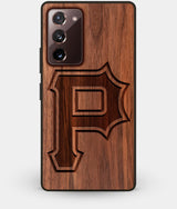 Best Custom Engraved Walnut Wood Pittsburgh Pirates Note 20 Case Classic - Engraved In Nature