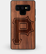 Best Custom Engraved Walnut Wood Pittsburgh Pirates Note 9 Case Classic - Engraved In Nature