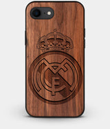 Best Custom Engraved Walnut Wood Real Madrid C.F. iPhone 7 Case - Engraved In Nature