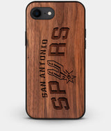 Best Custom Engraved Walnut Wood San Antonio Spurs iPhone 7 Case - Engraved In Nature