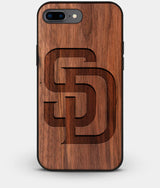 Best Custom Engraved Walnut Wood San Diego Padres iPhone 7 Plus Case - Engraved In Nature
