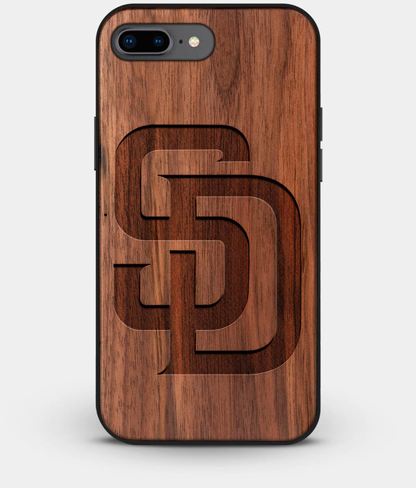 Best Custom Engraved Walnut Wood San Diego Padres iPhone 8 Plus Case - Engraved In Nature