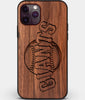Custom Carved Wood San Francisco Giants iPhone 11 Pro Max Case | Personalized Walnut Wood San Francisco Giants Cover, Birthday Gift, Gifts For Him, Monogrammed Gift For Fan | by Engraved In Nature