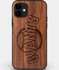 Custom Carved Wood San Francisco Giants iPhone 12 Case | Personalized Walnut Wood San Francisco Giants Cover, Birthday Gift, Gifts For Him, Monogrammed Gift For Fan | by Engraved In Nature