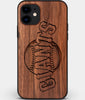Custom Carved Wood San Francisco Giants iPhone 12 Mini Case | Personalized Walnut Wood San Francisco Giants Cover, Birthday Gift, Gifts For Him, Monogrammed Gift For Fan | by Engraved In Nature