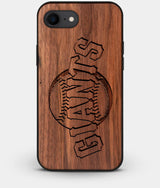 Best Custom Engraved Walnut Wood San Francisco Giants iPhone 7 Case - Engraved In Nature