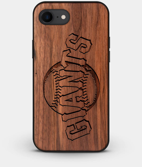 Best Custom Engraved Walnut Wood San Francisco Giants iPhone 7 Case - Engraved In Nature