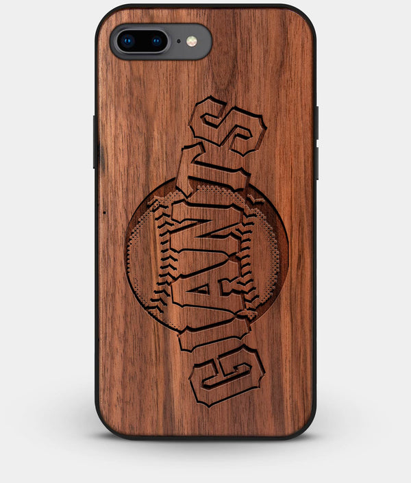 Best Custom Engraved Walnut Wood San Francisco Giants iPhone 7 Plus Case - Engraved In Nature
