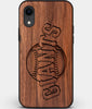 Custom Carved Wood San Francisco Giants iPhone XR Case | Personalized Walnut Wood San Francisco Giants Cover, Birthday Gift, Gifts For Him, Monogrammed Gift For Fan | by Engraved In Nature