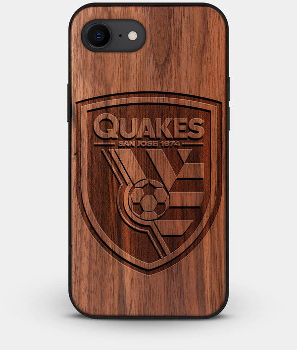 Best Custom Engraved Walnut Wood San Jose Earthquakes iPhone 7 Case - Engraved In Nature