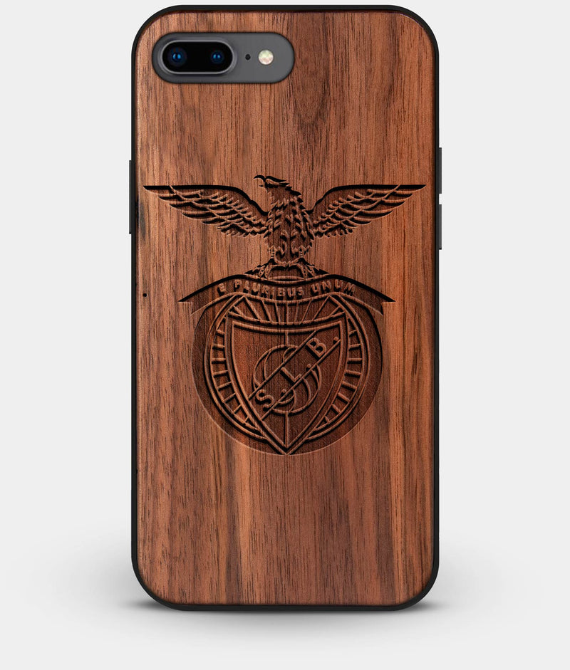 Best Custom Engraved Walnut Wood S.L. Benfica iPhone 7 Plus Case - Engraved In Nature