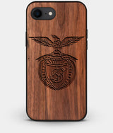 Best Custom Engraved Walnut Wood S.L. Benfica iPhone 8 Case - Engraved In Nature