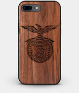 Best Custom Engraved Walnut Wood S.L. Benfica iPhone 8 Plus Case - Engraved In Nature