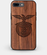 Best Custom Engraved Walnut Wood S.L. Benfica iPhone 8 Plus Case - Engraved In Nature
