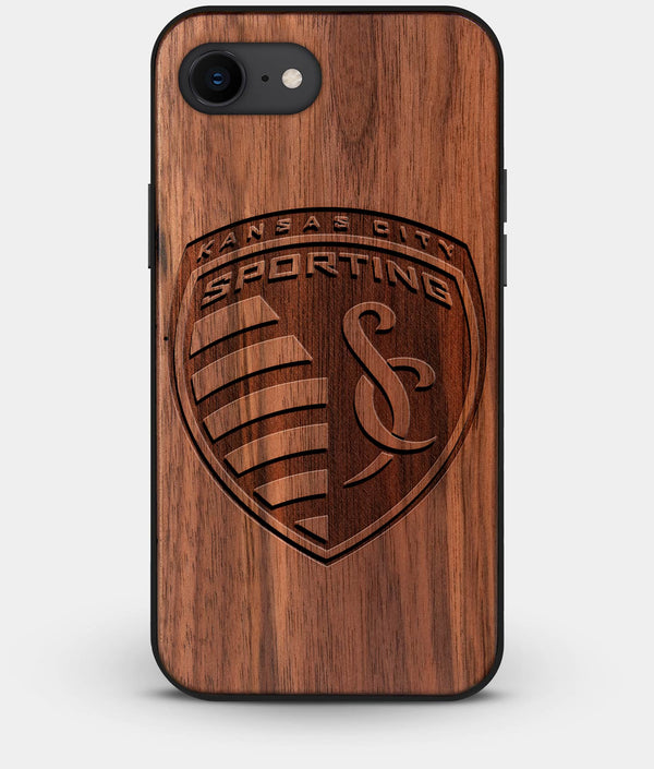 Best Custom Engraved Walnut Wood Sporting Kansas City iPhone 7 Case - Engraved In Nature