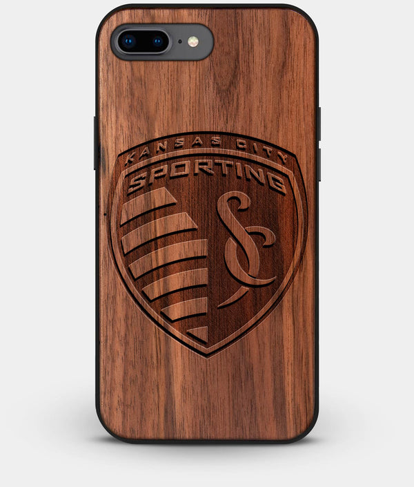 Best Custom Engraved Walnut Wood Sporting Kansas City iPhone 7 Plus Case - Engraved In Nature