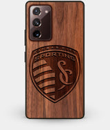 Best Custom Engraved Walnut Wood Sporting Kansas City Note 20 Case - Engraved In Nature