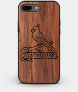 Best Custom Engraved Walnut Wood St Louis Cardinals iPhone 7 Plus Case - Engraved In Nature