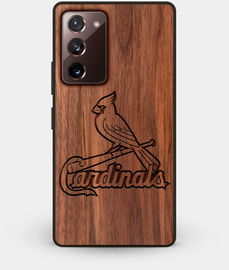 Best Custom Engraved Walnut Wood St Louis Cardinals Note 20 Case - Engraved In Nature