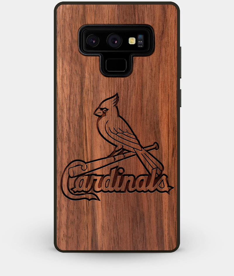 Best Custom Engraved Walnut Wood St Louis Cardinals Note 9 Case - Engraved In Nature