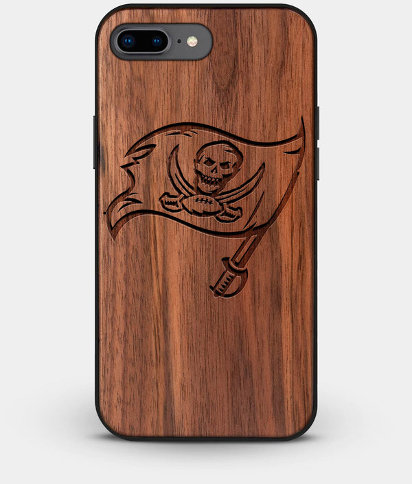 Best Custom Engraved Walnut Wood Tampa Bay Buccaneers iPhone 7 Plus Case - Engraved In Nature