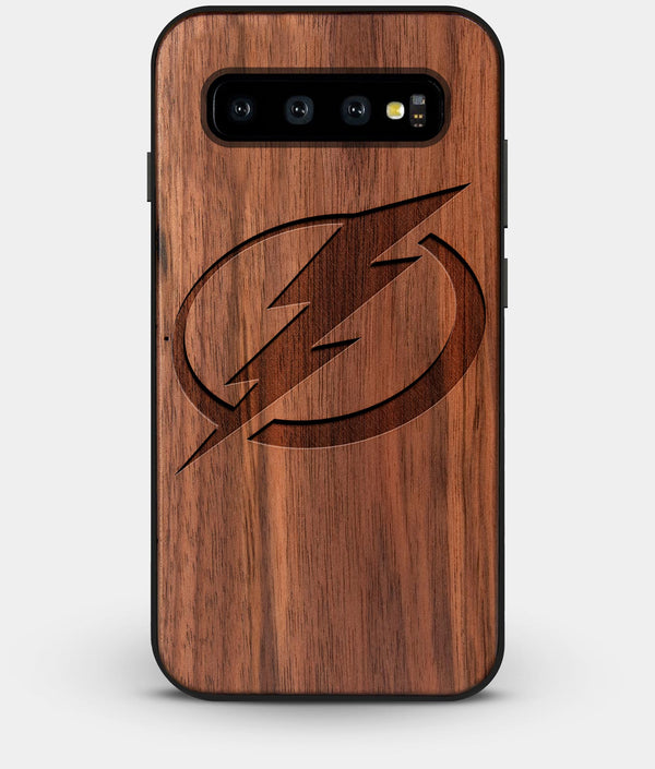 Best Custom Engraved Walnut Wood Tampa Bay Lightning Galaxy S10 Case - Engraved In Nature