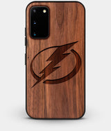 Best Custom Engraved Walnut Wood Tampa Bay Lightning Galaxy S20 Case - Engraved In Nature