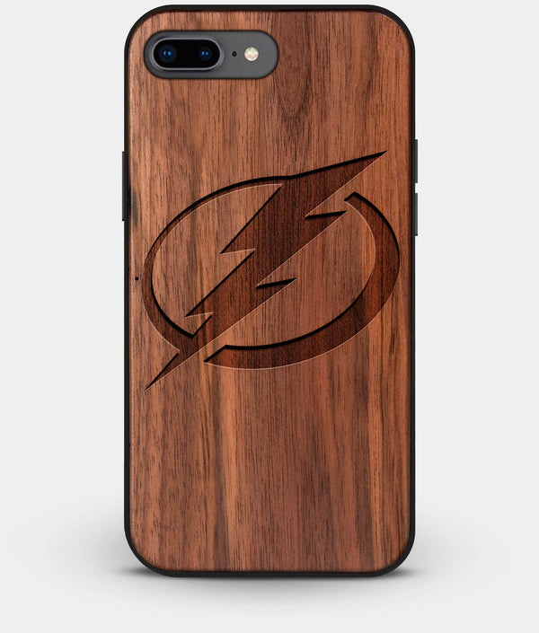 Best Custom Engraved Walnut Wood Tampa Bay Lightning iPhone 8 Plus Case - Engraved In Nature