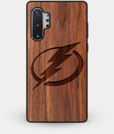 Best Custom Engraved Walnut Wood Tampa Bay Lightning Note 10 Plus Case - Engraved In Nature