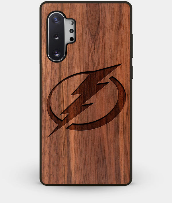 Best Custom Engraved Walnut Wood Tampa Bay Lightning Note 10 Plus Case - Engraved In Nature
