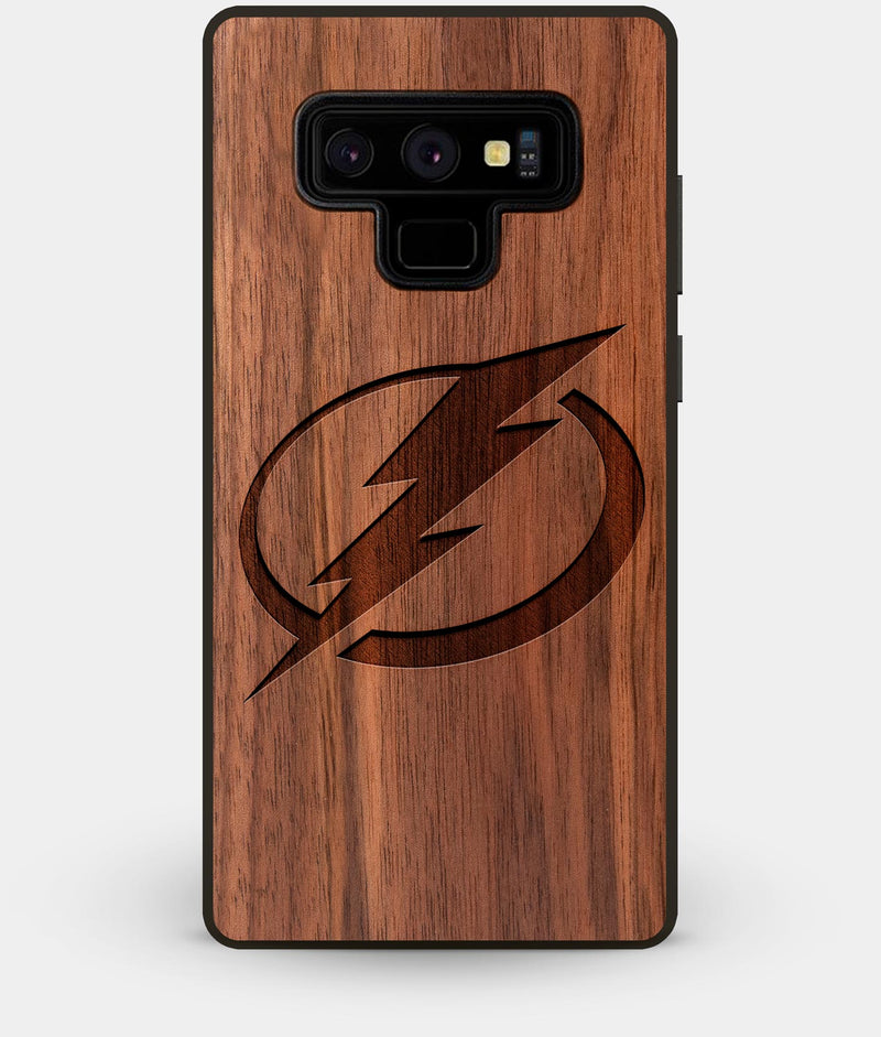 Best Custom Engraved Walnut Wood Tampa Bay Lightning Note 9 Case - Engraved In Nature