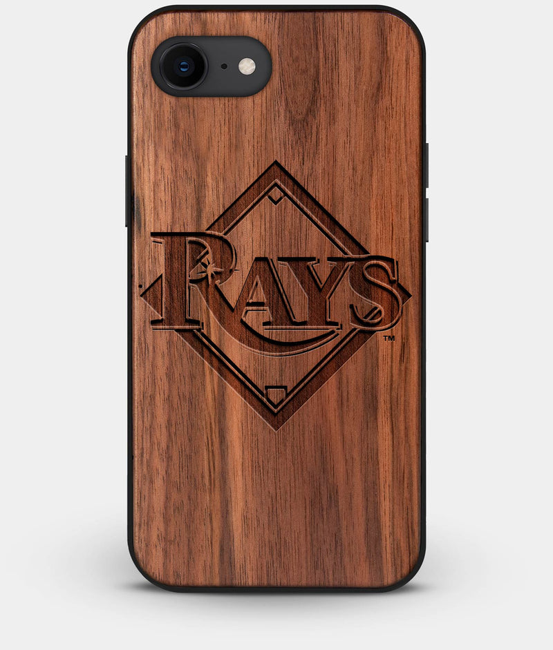 Best Custom Engraved Walnut Wood Tampa Bay Rays iPhone 8 Case - Engraved In Nature