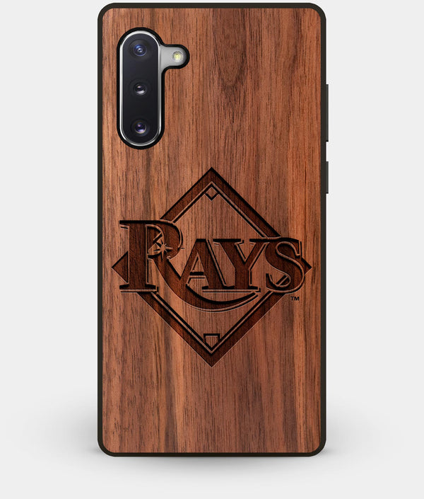 Best Custom Engraved Walnut Wood Tampa Bay Rays Note 10 Case - Engraved In Nature