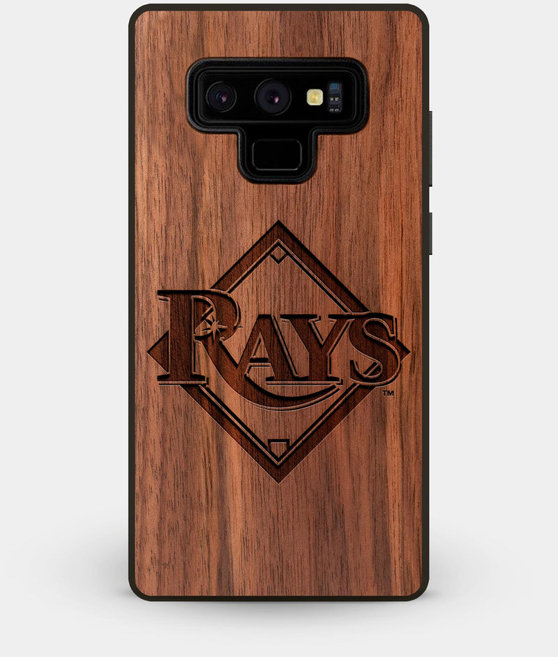 Best Custom Engraved Walnut Wood Tampa Bay Rays Note 9 Case - Engraved In Nature