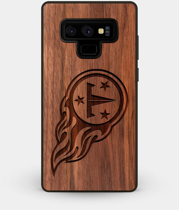 Best Custom Engraved Walnut Wood Tennessee Titans Note 9 Case - Engraved In Nature