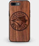 Best Custom Engraved Walnut Wood Toronto Blue Jays iPhone 8 Plus Case - Engraved In Nature