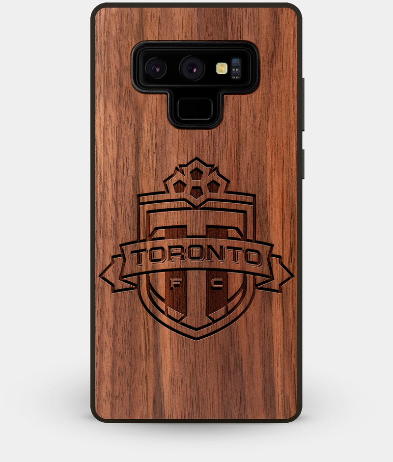 Best Custom Engraved Walnut Wood Toronto FC Note 9 Case - Engraved In Nature