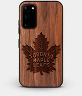 Best Custom Engraved Walnut Wood Toronto Maple Leafs Galaxy S20 Case - Engraved In Nature